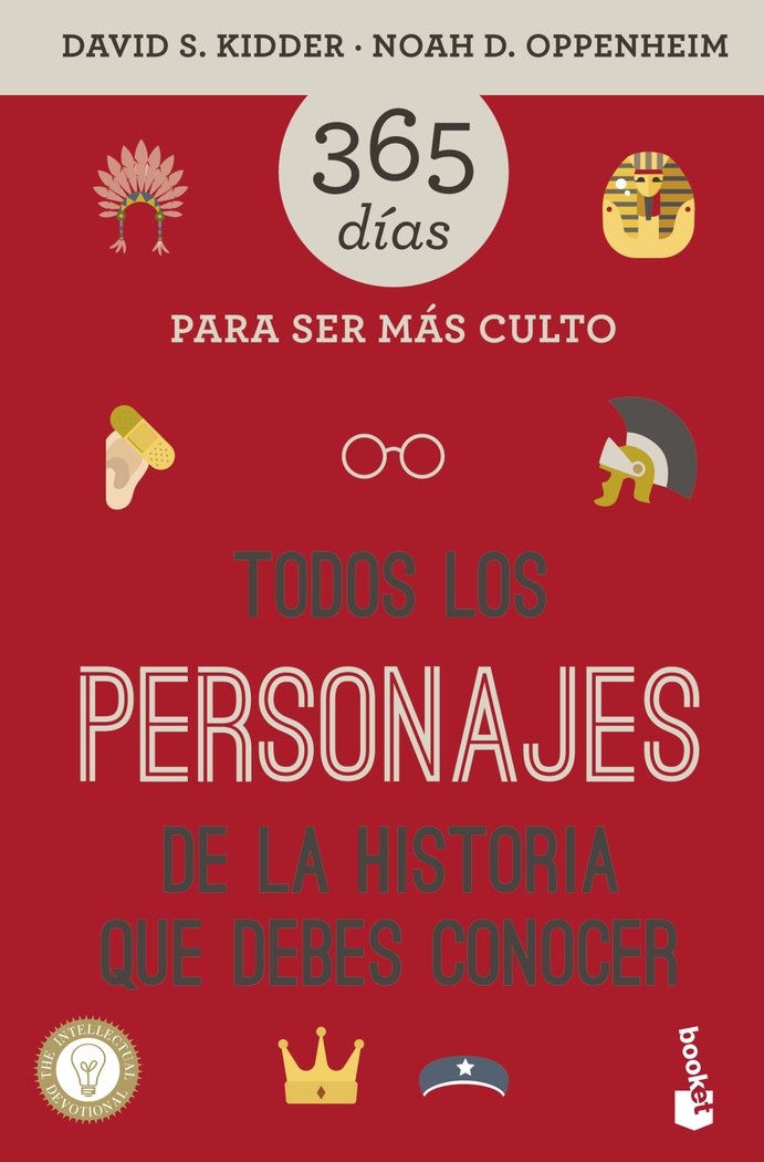 Todos los personajes de la historia que debes conocer. 365 días para ser más cul, de Kidder | portada del libro