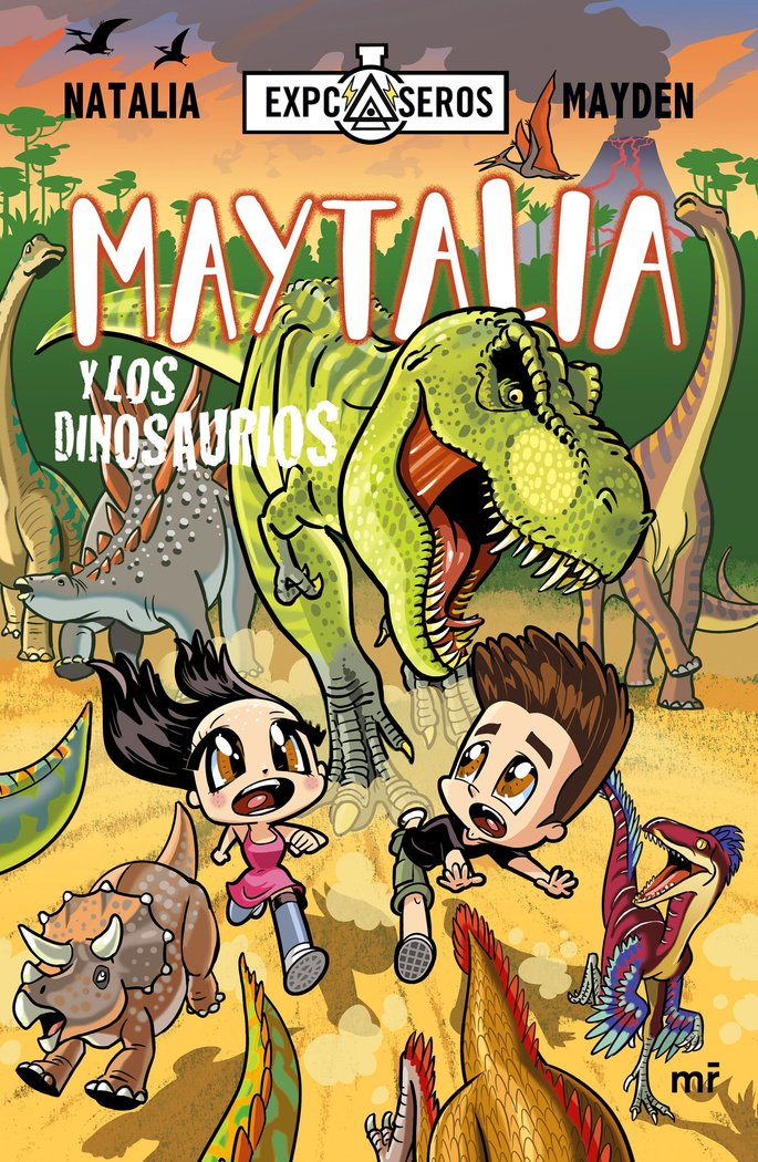 MAYTALIA Y LOS DINOSAURIOS, de NATALIA Y MAYDEN | portada del libro