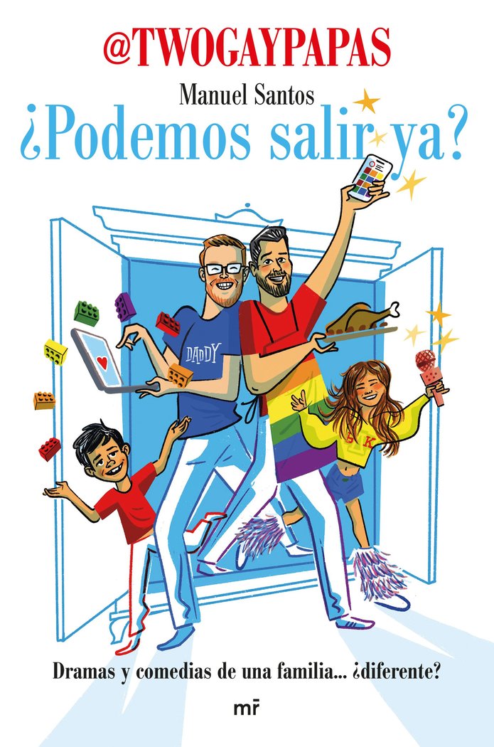 ¿PODEMOS SALIR YA?, de MANUEL SANTOS (@TWOGAYPAPAS) | portada del libro
