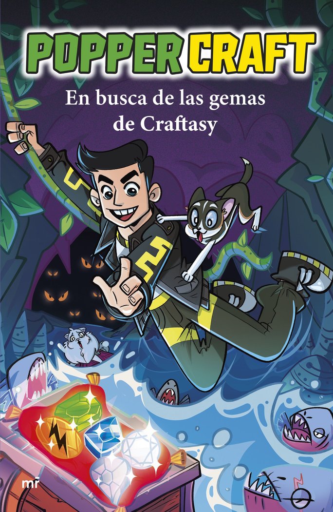 EN BUSCA DE LAS GEMAS DE CRAFTASY, de POPPERCRAFT | portada del libro