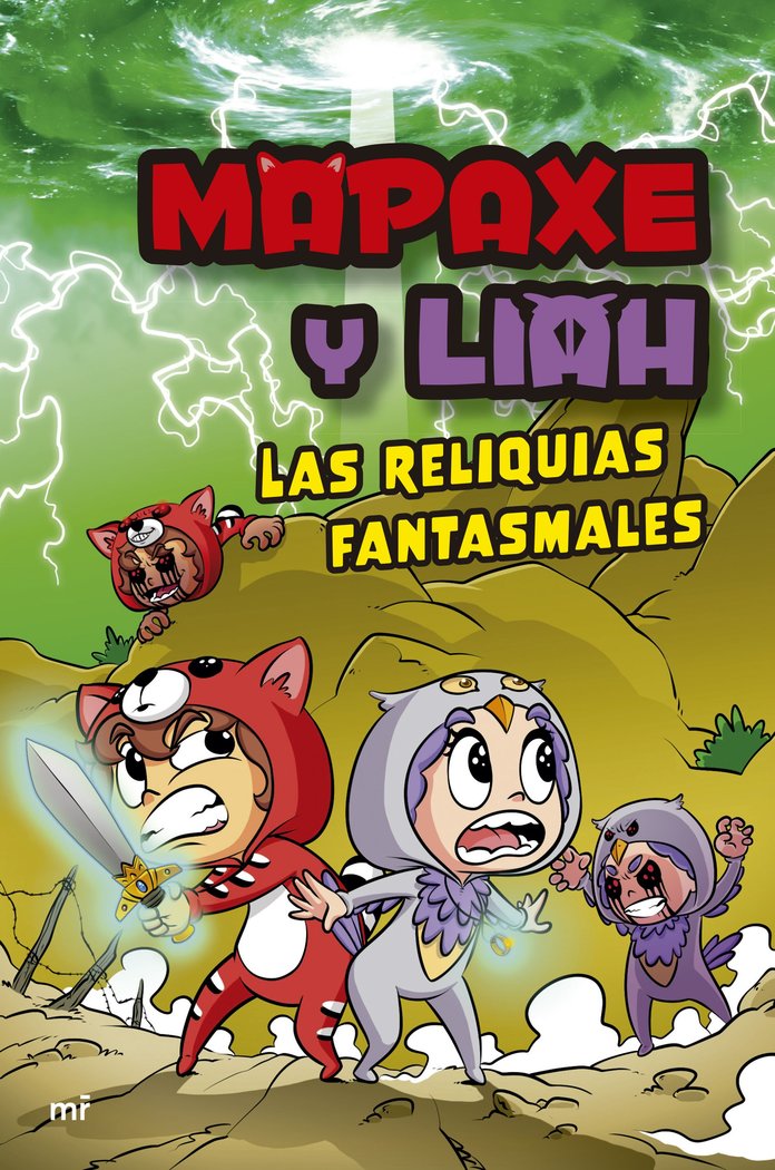 Mapaxe y Liah: Las reliquias fantasmales, de MAPAXE | portada del libro