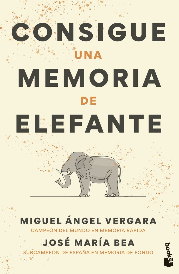 CONSIGUE UNA MEMORIA DE ELEFANTE, de MIGUEL ANGEL VERGARA | portada del libro