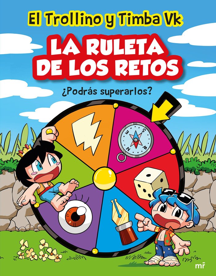 LA RULETA DE LOS RETOS, de TIMBA VK Y EL TROLLINO | portada del libro