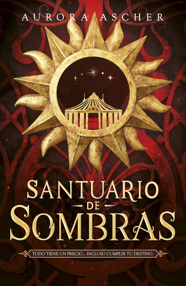 SANTUARIO DE SOMBRAS, de AURORA ASCHER | portada del libro