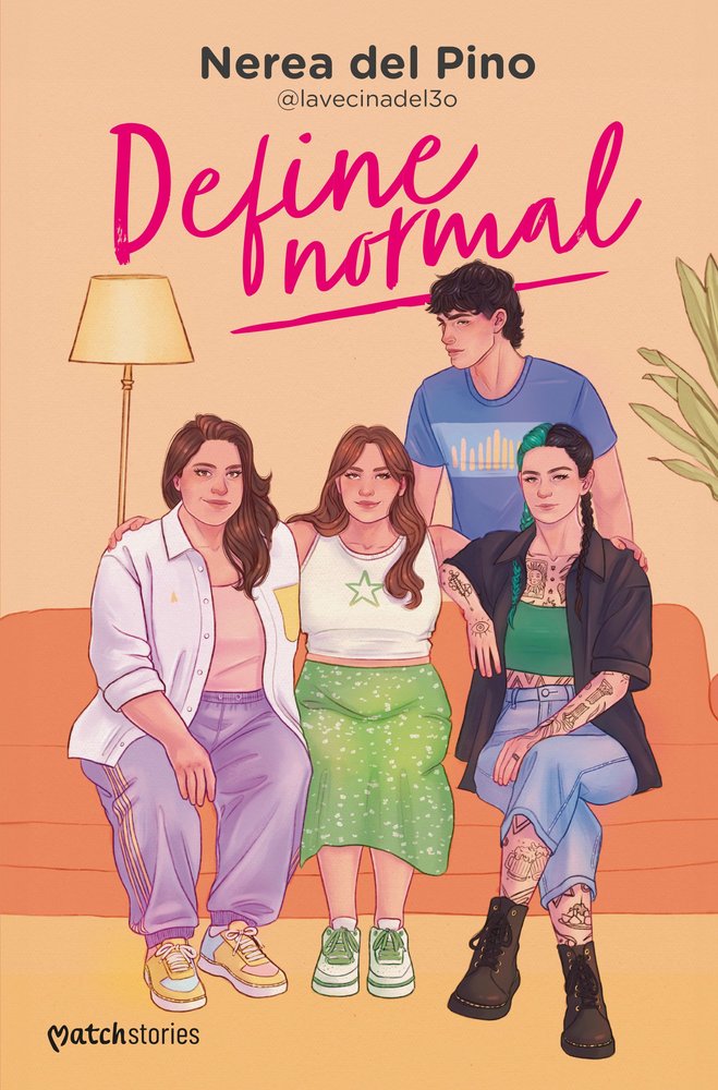 DEFINE NORMAL, de NEREA DEL PINO (@LAVECINADEL3O) | portada del libro