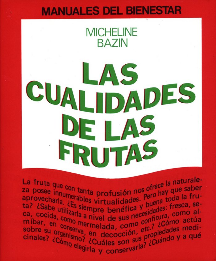 CUALIDADES DE LAS FRUTAS, LAS, de BAZIN | portada del libro