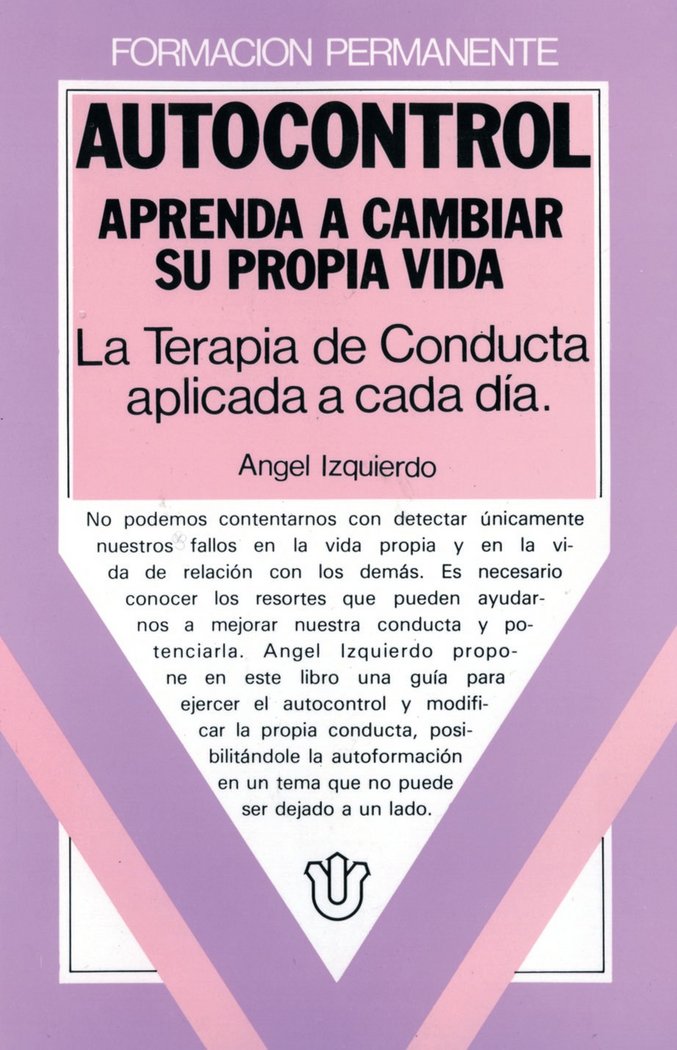 AUTOCONTROL, de IZQUIERDO | portada del libro
