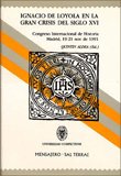 IGNACIO LOYOLA EN LA GRAN CRISIS, de varios | portada del libro