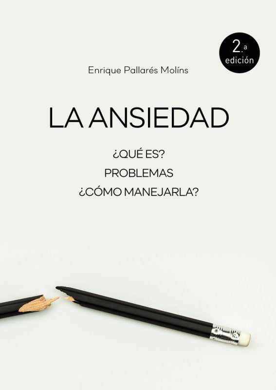 La ansiedad, de Pallarés, Enrique | portada del libro