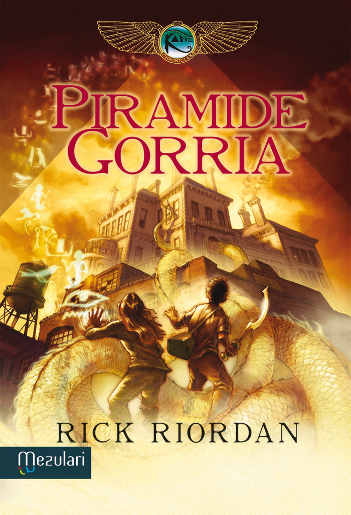 Piramide Gorria, de Riordan | portada del libro
