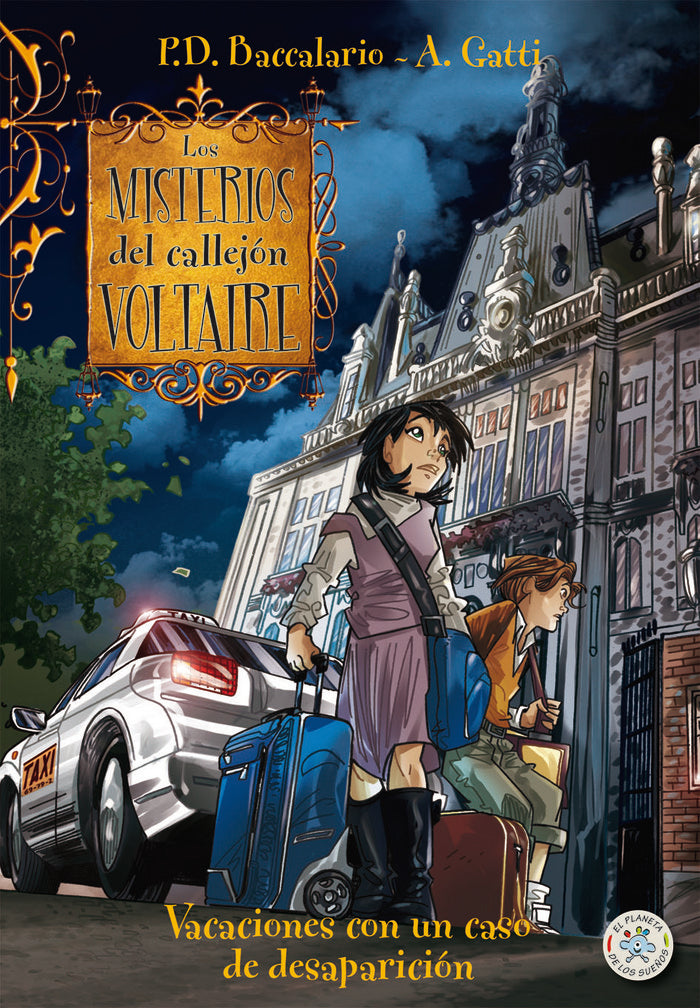 Los misterios del callejón Voltaire. Vacaciones con un caso de desaparición, de Baccalario, Pierdomenico | portada del libro