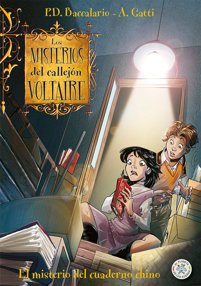 Los misterios del callejón Voltaire: El misterio del cuaderno chino, de Baccalario, Pierdomenico | portada del libro