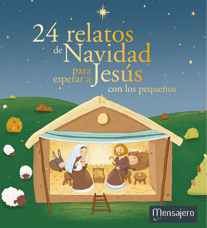 24 relatos de Navidad para esperar a Jesús con los pequeños, de Mame Editions | portada del libro