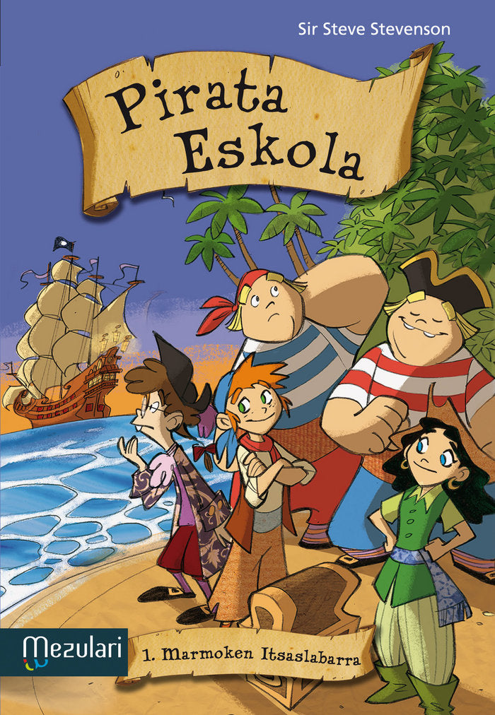Pirata eskola. Marmoken itsaslabarra, de Pasqualotto, Mario | portada del libro