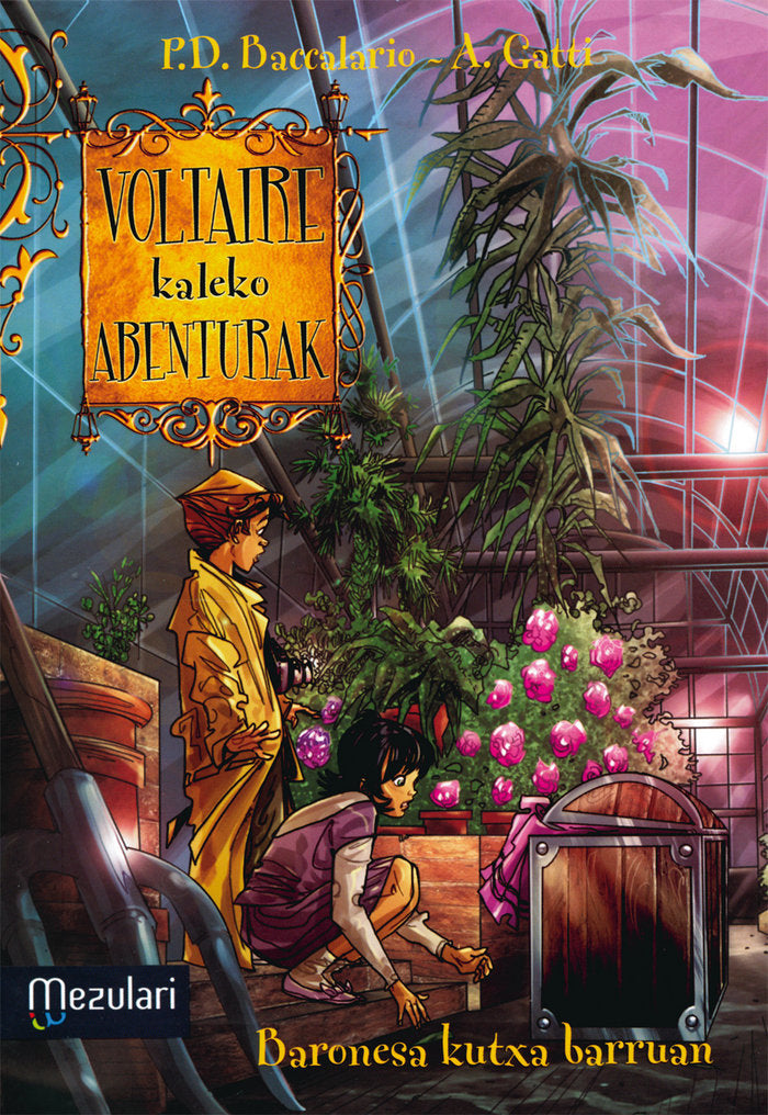 Voltaire kaleko abenturak. Baronesa kutxa barruan, de Baccalario, Pierdomenico | portada del libro