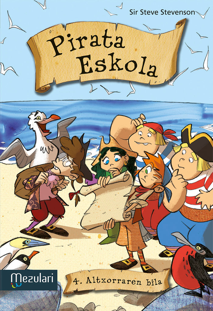Pirata eskola. Altxorraren bila, de Pasqualotto, Mario | portada del libro