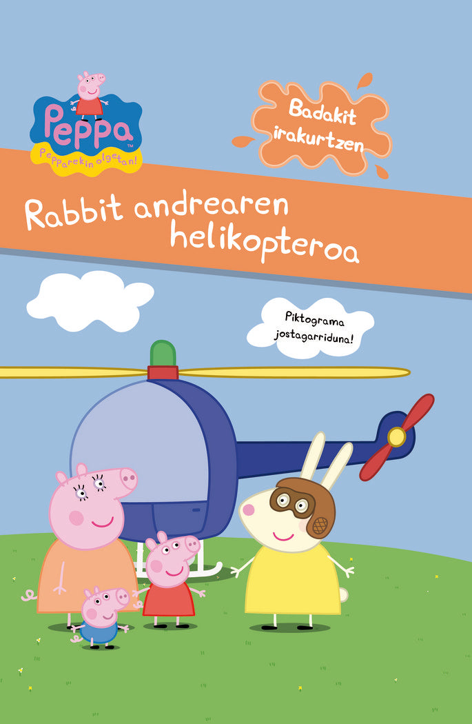 Peppa Pig. Rabbit andrearen helikopteroa, de Ashley | portada del libro