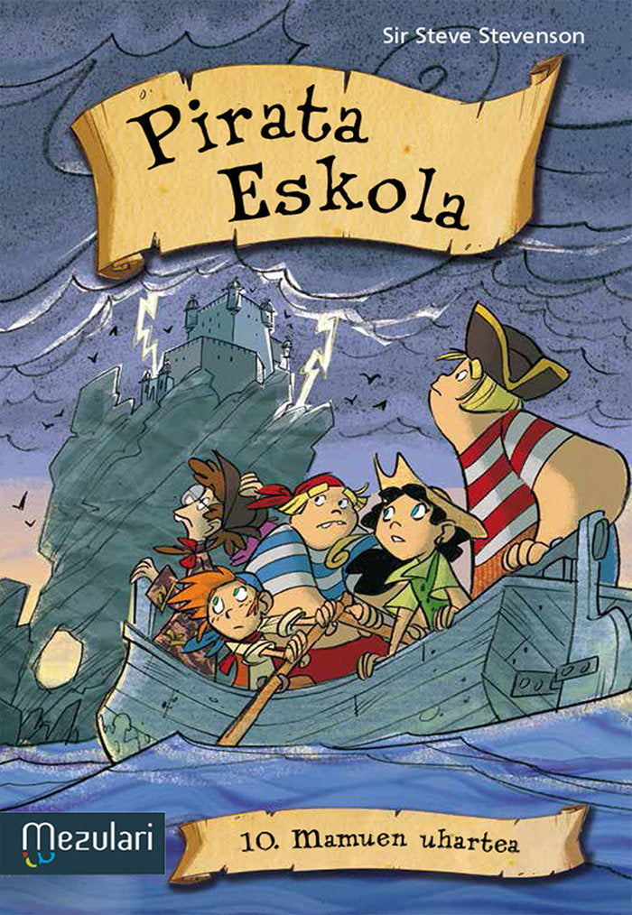 Pirata eskola. Mamuen Uhartea, de Pasqualotto, Mario | portada del libro