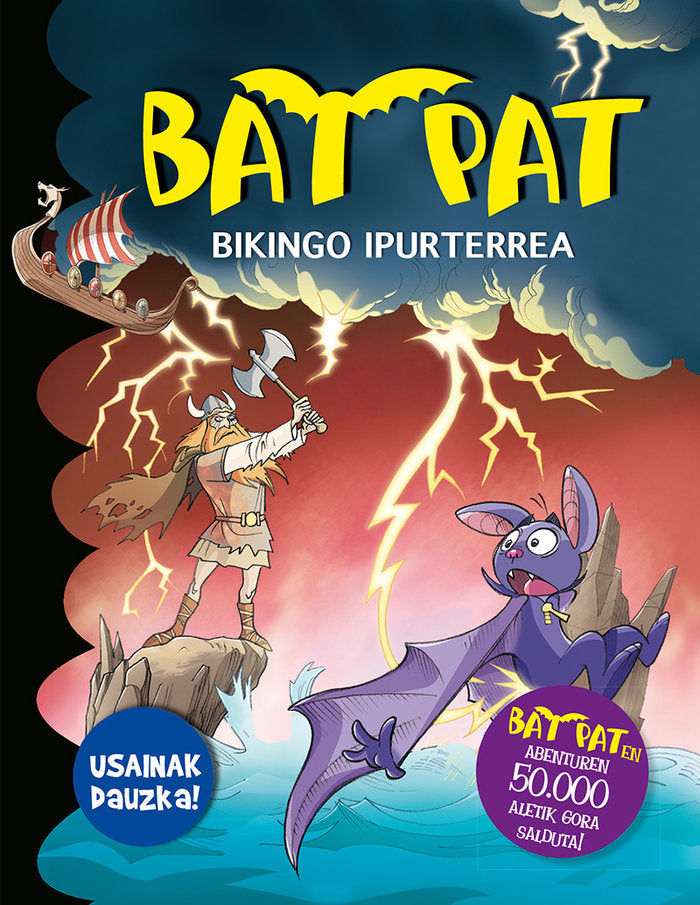 Bat Pat. Bikingo ipurturrea, de Pavanello, Roberto | portada del libro
