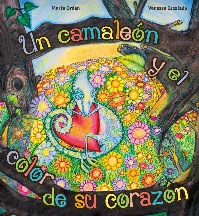 Un camaleón y el color de su corazón, de Orden, Marta | portada del libro