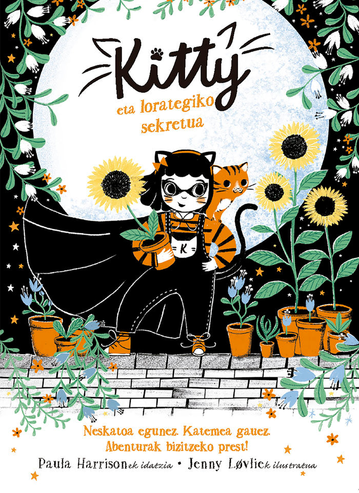 Kitty eta lorategiko sekretua, de HARRISON, PAULA | portada del libro