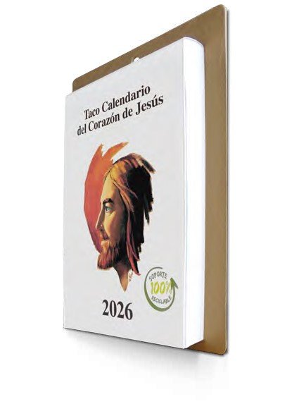 TACO 2026 CALENDARIO DEL GORAZON DE JESUS GIGANTE | portada del libro
