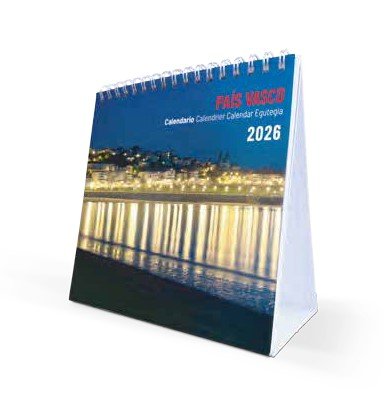CALENDARIO 2026 MESA PAIS VASCO | portada del libro