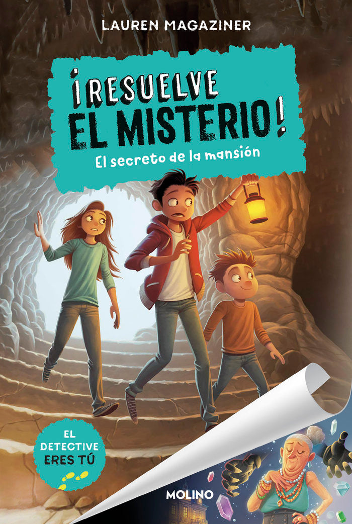 El secreto de la mansión (¡Resuelve el misterio!  1), de Magaziner Lauren | portada del libro