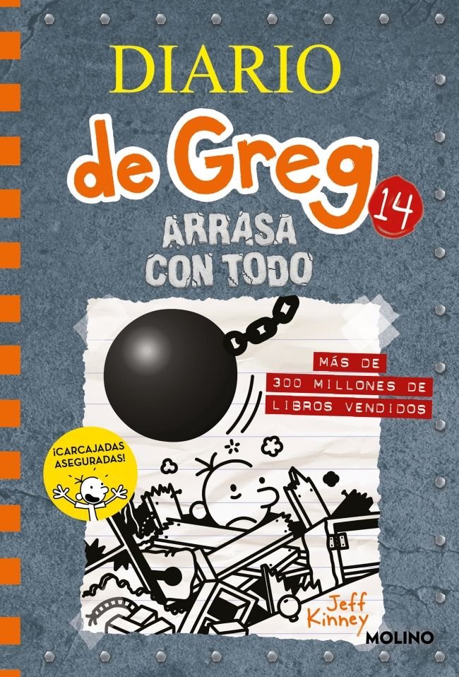 Arrasa con todo (Diario de Greg  14), de Kinney Jeff | portada del libro