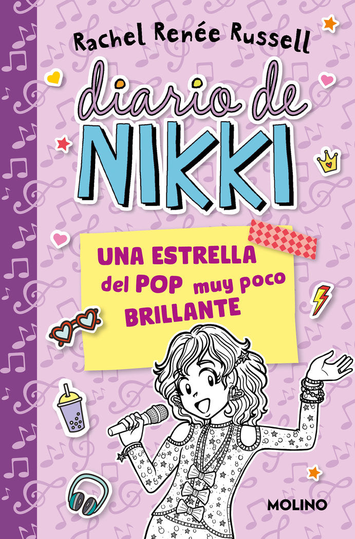 Una estrella del pop muy poco brillante (Diario de Nikki  3), de RACHEL RENEE RUSSELL | portada del libro