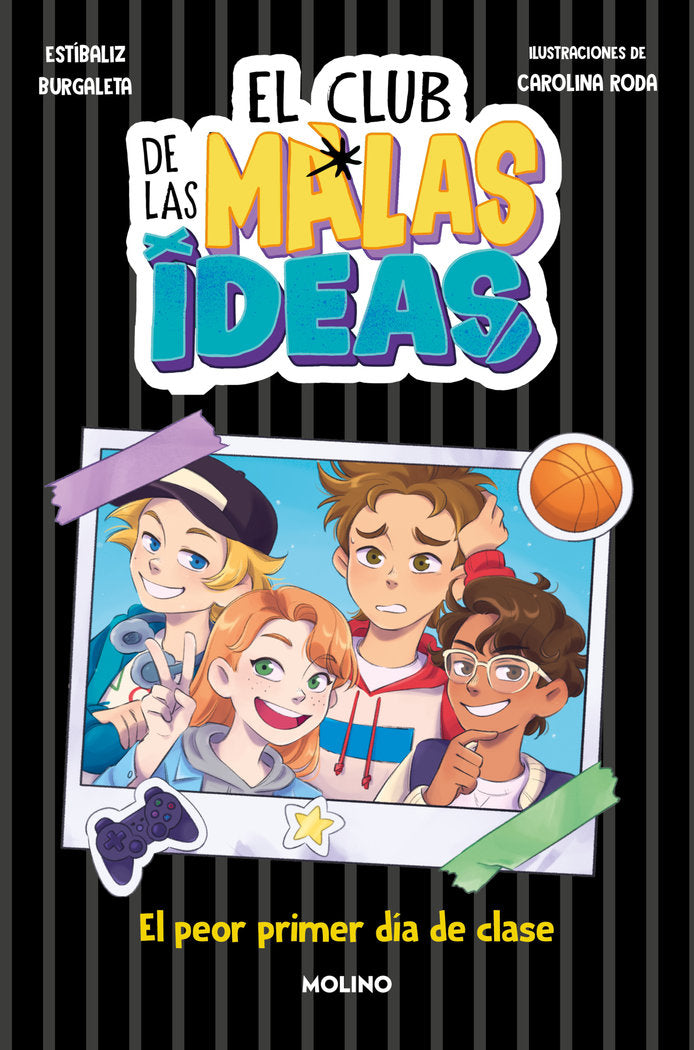 El peor primer día de clase (El club de las malas ideas  1), de BURGALETA | portada del libro