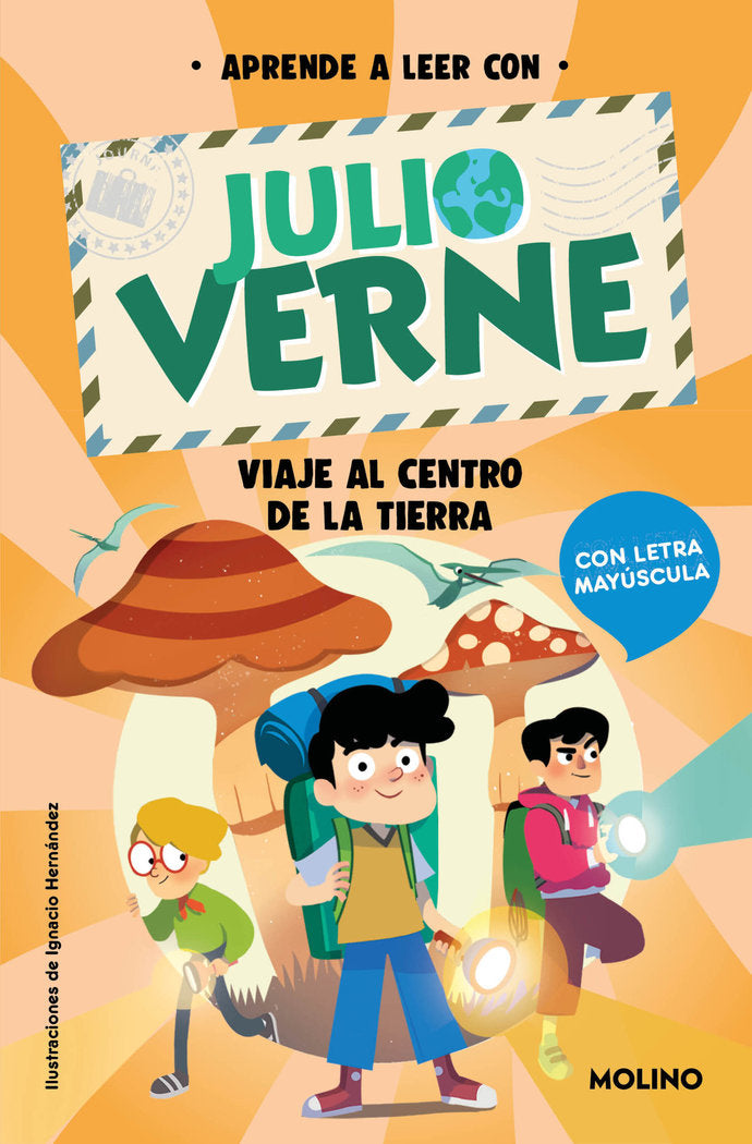 Viaje al centro de la Tierra (Aprende a leer con Julio Verne), de VERNE | portada del libro