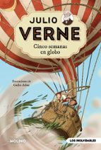 Cinco semanas en globo (edición actualizada, ilustrada y adaptada) (Julio Verne), de Julio Verne | portada del libro