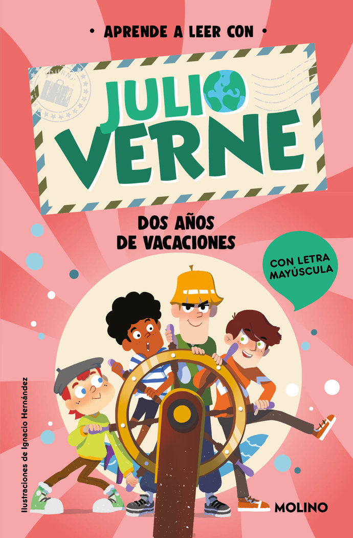 Dos años de vacaciones (Aprende a leer con Julio Verne), de VERNE | portada del libro
