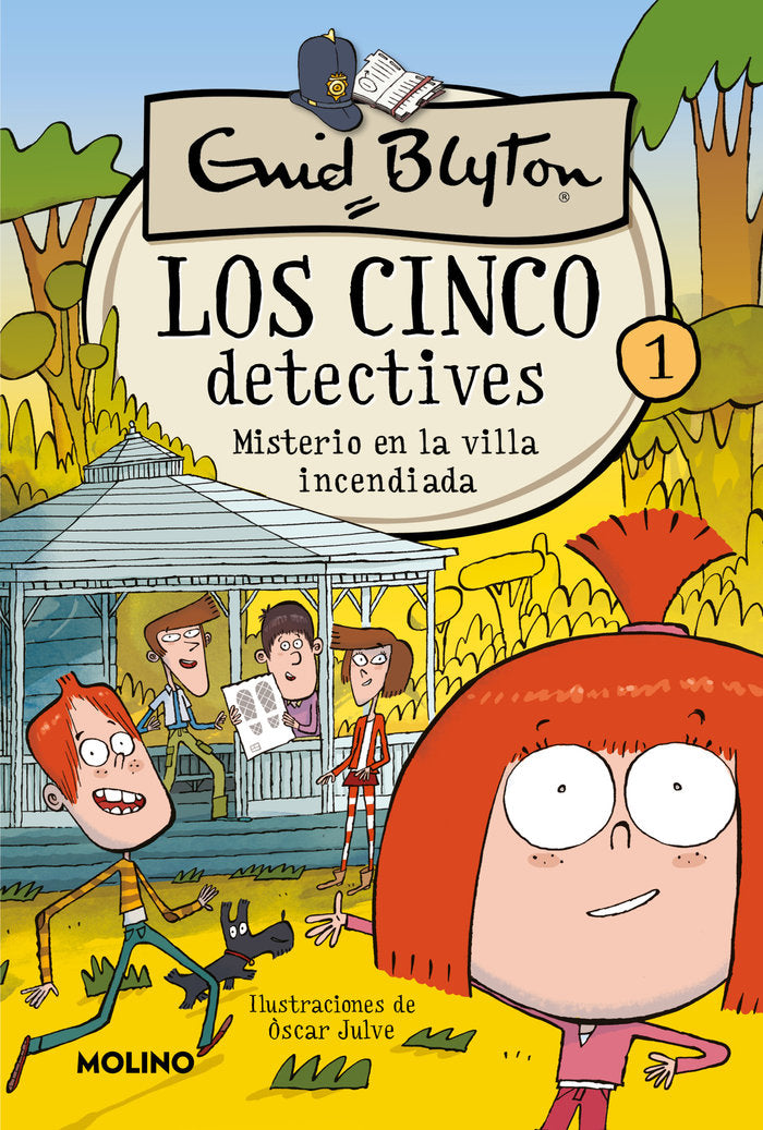 Misterio en la villa incendiada (Los cinco detectives  1), de BLYTON | portada del libro