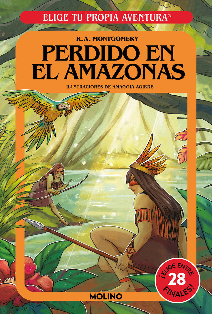 Perdido en el Amazonas (Elige tu propia aventura), de MONTGOMERY | portada del libro