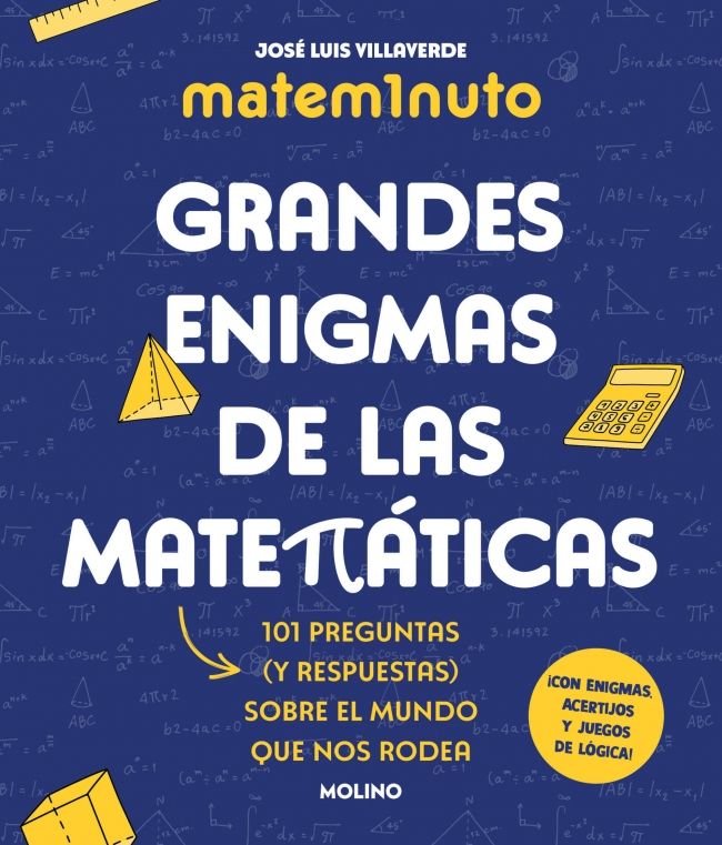 Matem1nuto. Grandes enigmas de las matemáticas (Colección Grandes enigmas), de VILLAVERDE CASALENGUA | portada del libro
