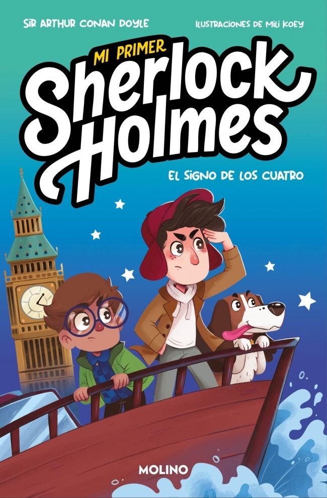 El signo de los cuatro (Mi primer Sherlock Holmes), de SIR ARTHUR CONAN DOYLE | portada del libro