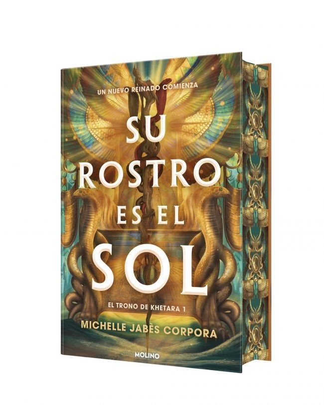 Su rostro es el sol (El trono de Khetara  1), de JABES CORPORA | portada del libro