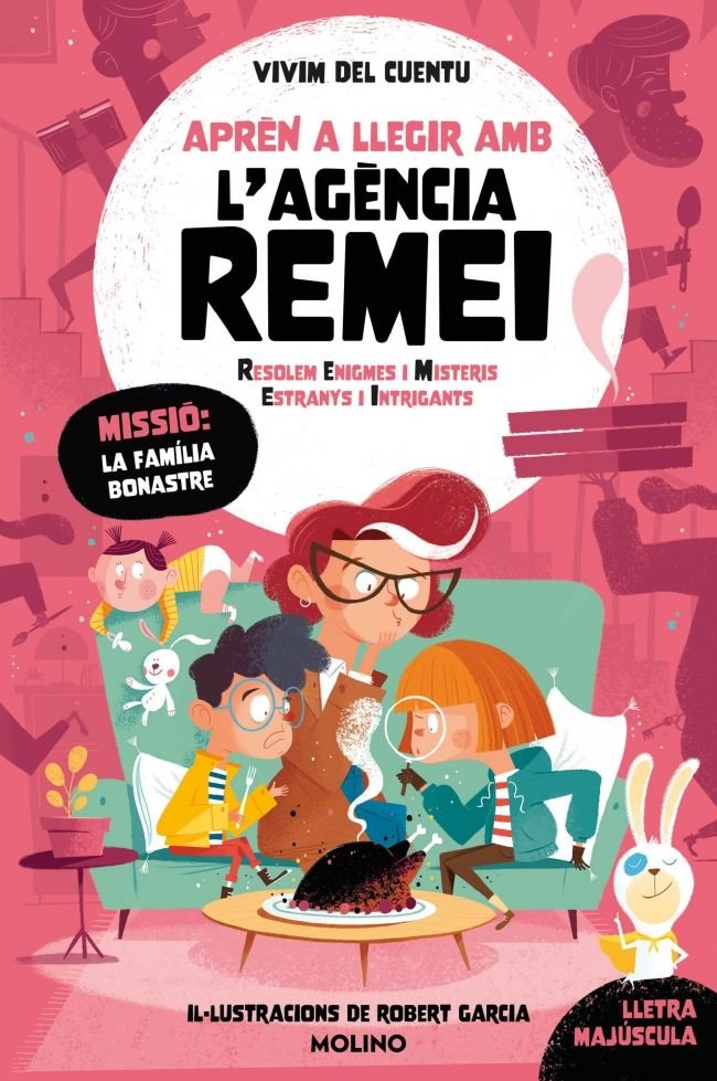 Missió: la familia Bonastre (Aprèn a llegir amb l'Agència REMEI  4), de VIVIM DEL CUENTU | portada del libro