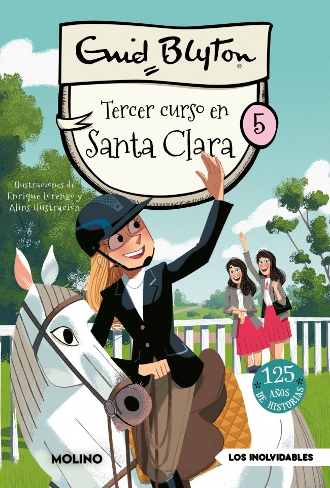 Tercer curso en Santa Clara (Santa Clara  5), de BLYTON | portada del libro