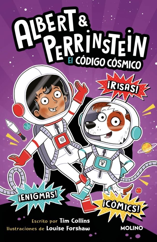 El código cósmico (Albert & Perrinstein  2), de TIM COLLINS | portada del libro