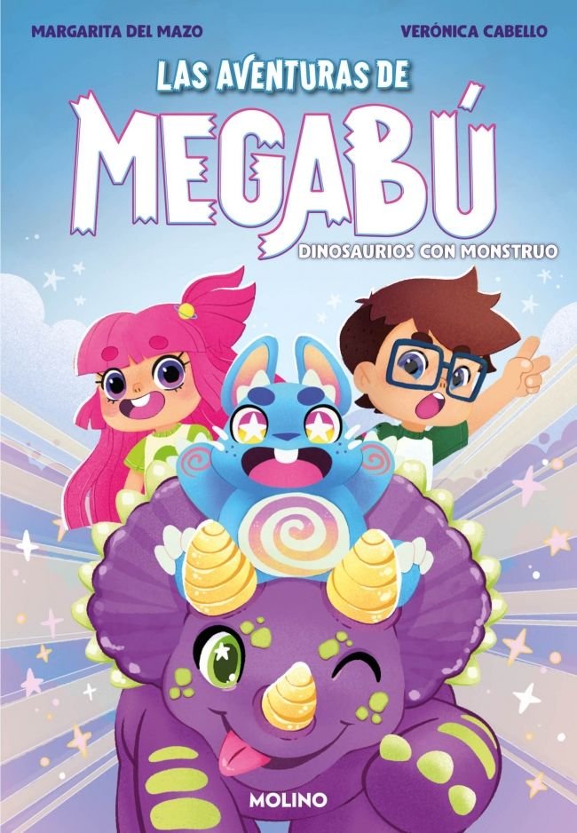 Dinosaurios con monstruo (Las aventuras de Megabú  3), de MARGARITA DEL MAZO | portada del libro