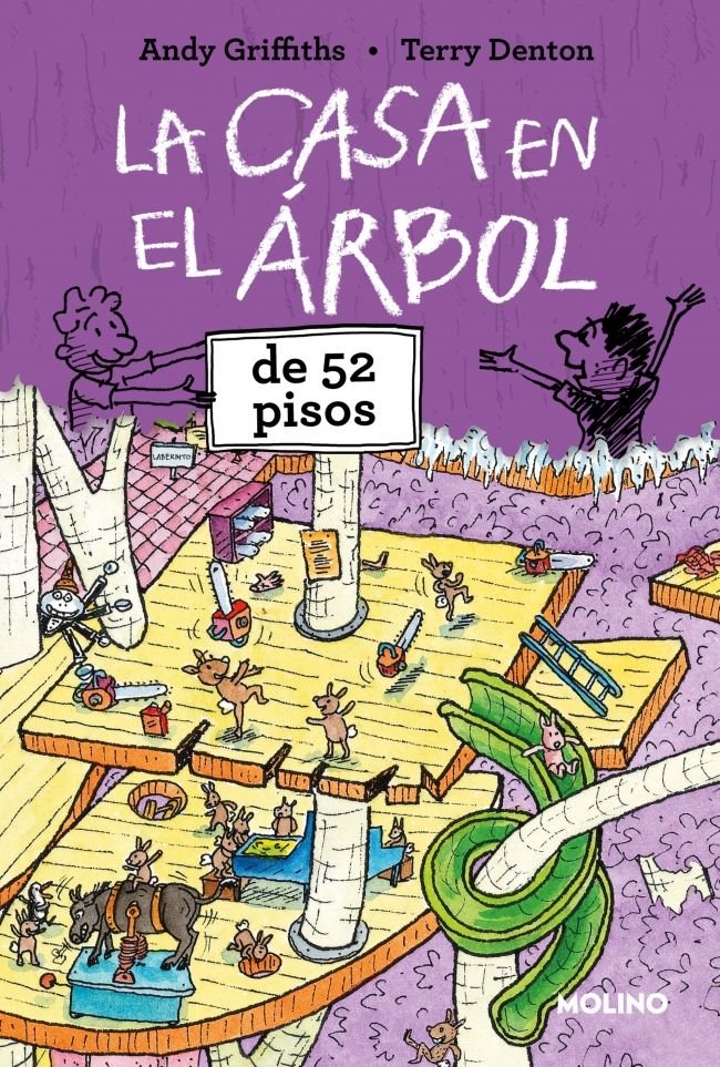 La casa en el árbol de 52 pisos (La casa en el árbol  4), de GRIFFITHS | portada del libro