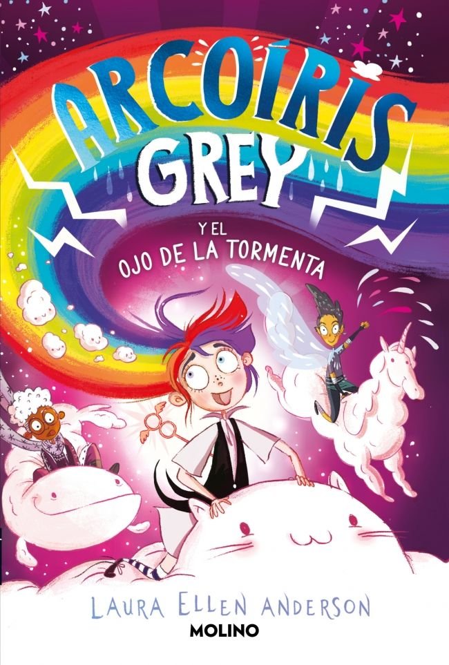 Arcoíris Grey y el ojo de la tormenta (Arcoíris Grey  2), de ANDERSON | portada del libro