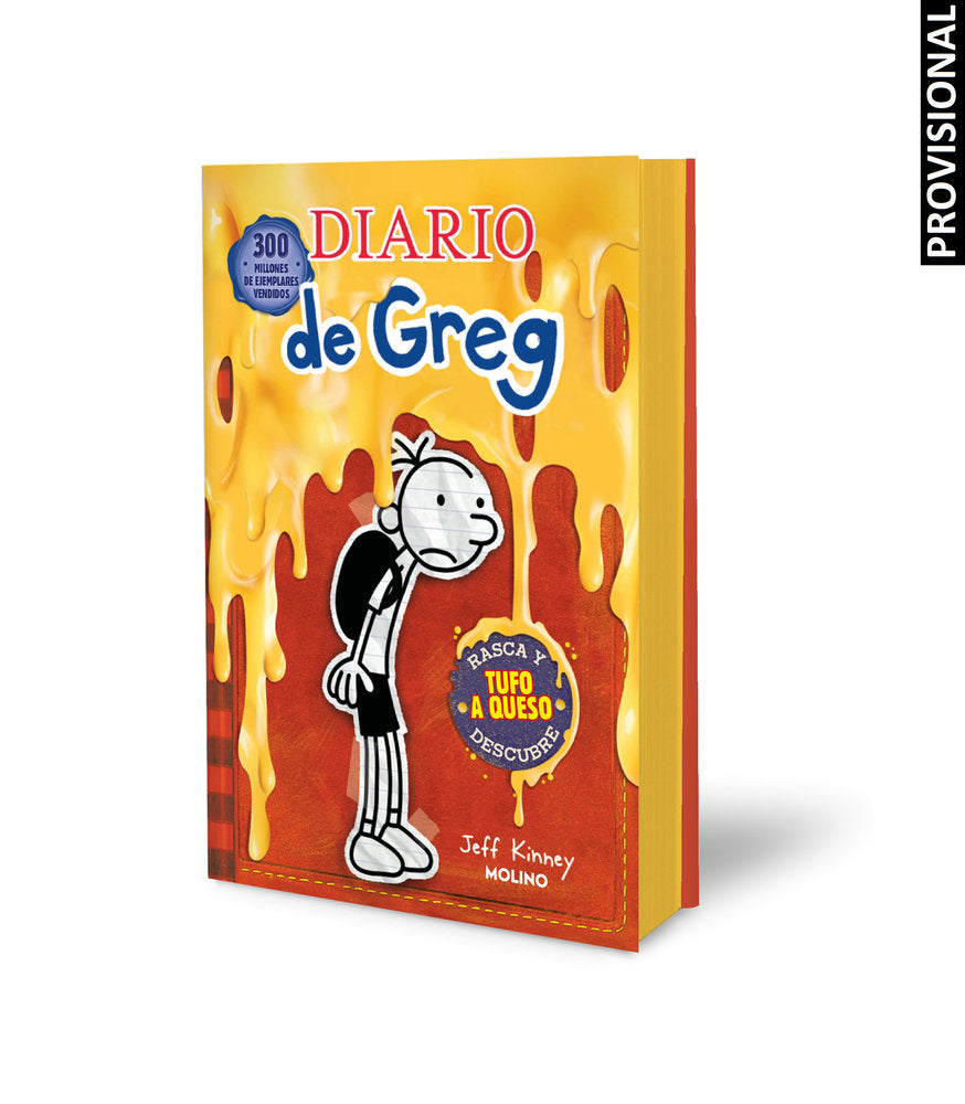 Un pringao total (edición especial limitada bañada en queso) (Diario de Greg  1), de JEFF KINNEY | portada del libro