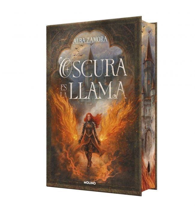 Oscura es la llama (edición limitada con cantos tintados), de ALBA ZAMORA | portada del libro