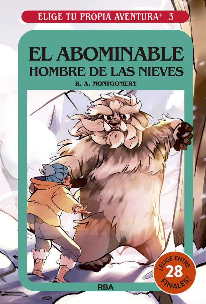El abominable hombre de las nieves (Elige tu propia aventura), de Montgomery R.A. | portada del libro