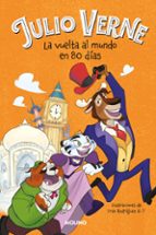 La vuelta al mundo en 80 días (Julio Verne para niños), de Julio Verne | portada del libro