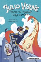 Veinte mil leguas de viaje submarino (Julio Verne para niños), de Julio Verne | portada del libro